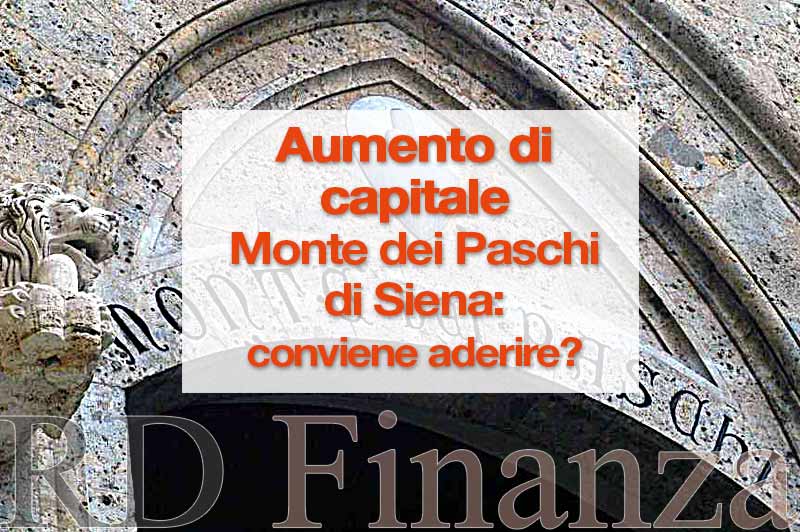 Aumento di capitale MPS